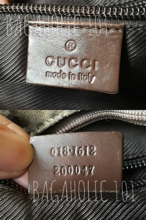 gucci serial lookup|how to tell if Gucci bag is real.